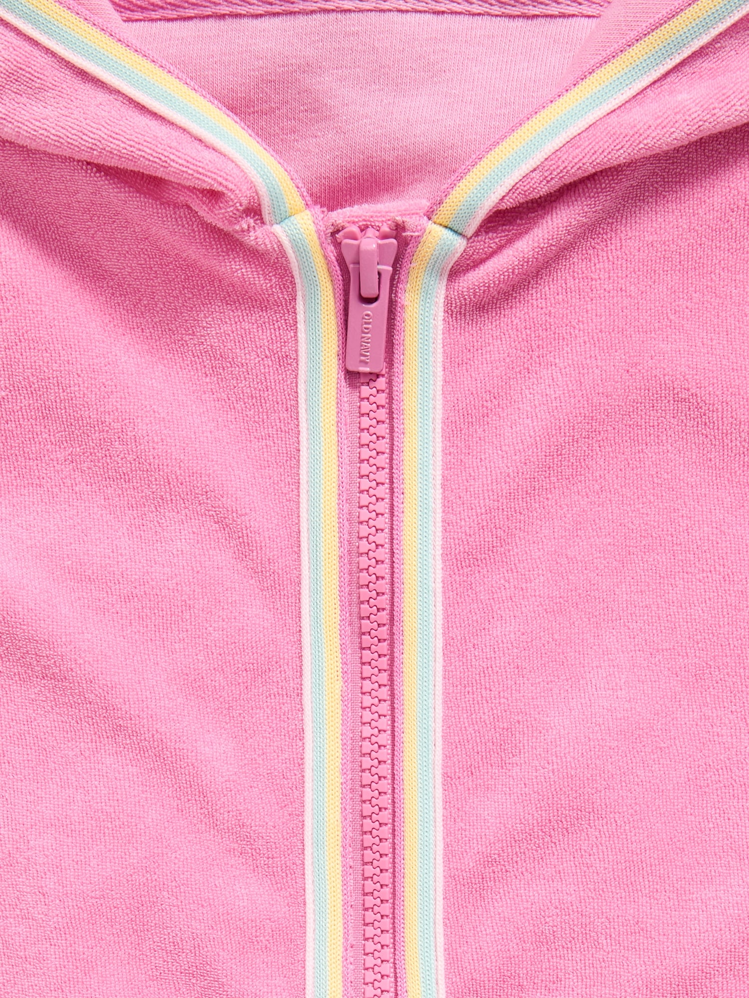 Hooded Terry Swim Cover-Up for Toddler Girls