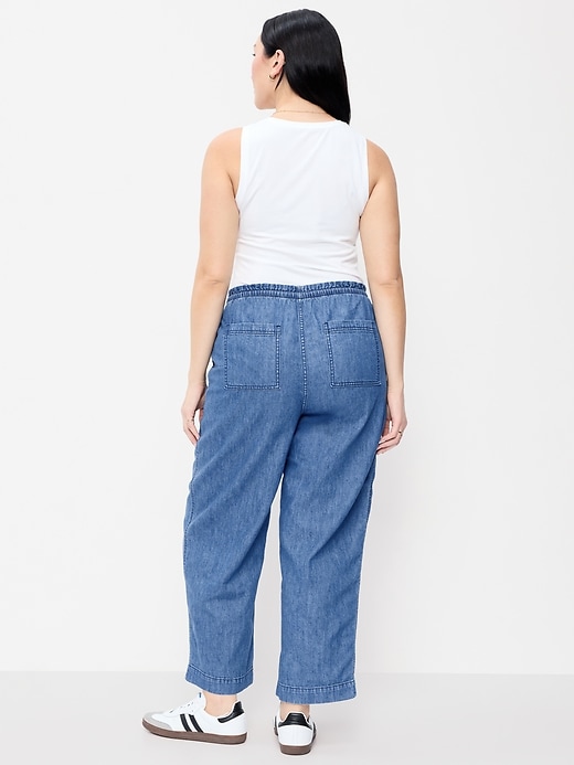 Image number 7 showing, High-Waisted Utility Ankle Pants