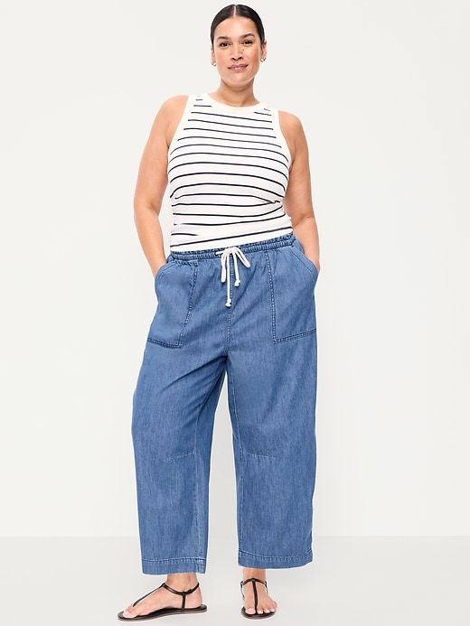 Image number 8 showing, High-Waisted Utility Ankle Pants