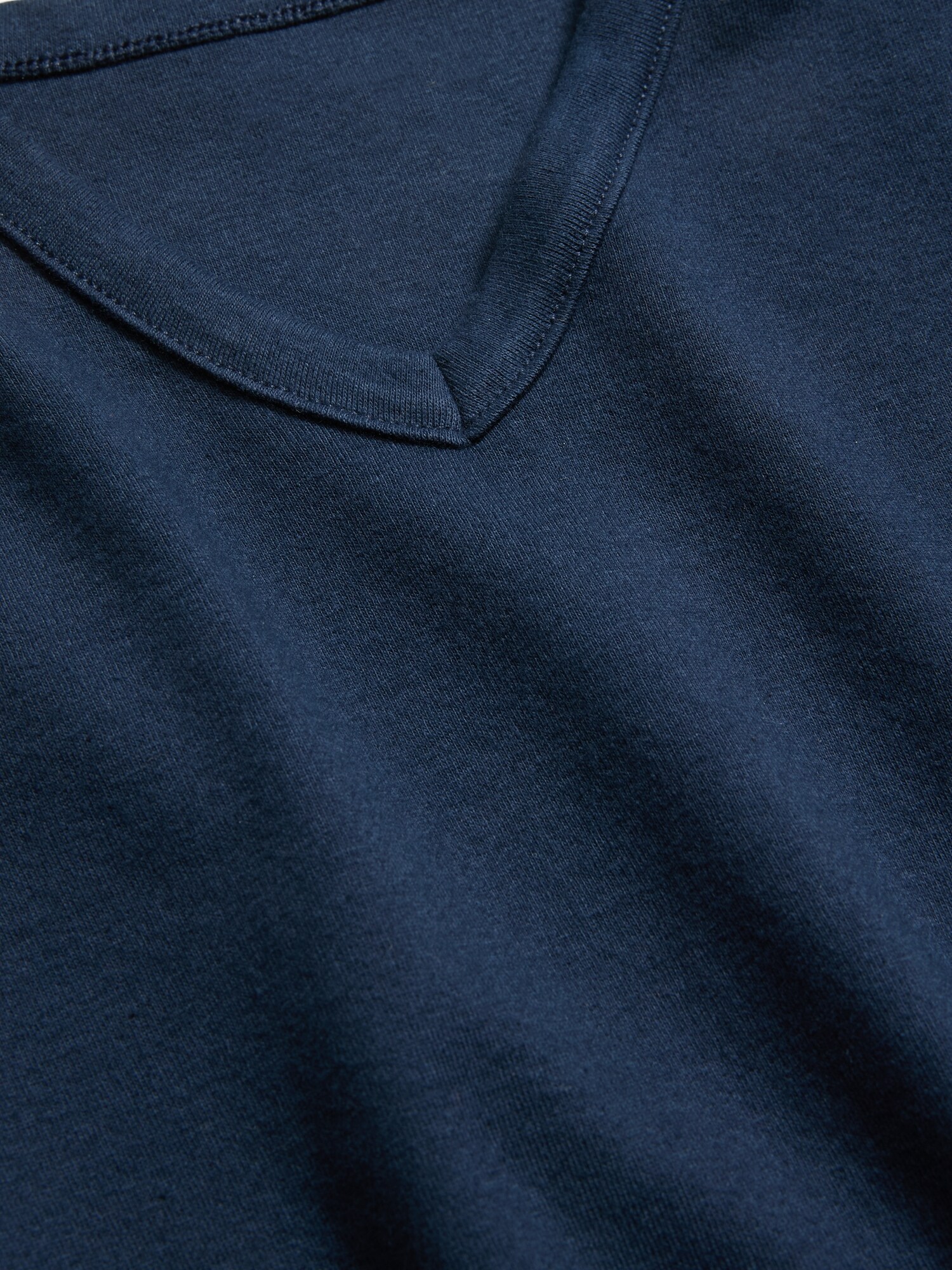 Женская футболка Old Navy Snug High V-Neck, цвет: Тёмно-синий — фото 4