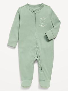 2-Way-Zip Sleep & Play Footed One-Piece for Baby