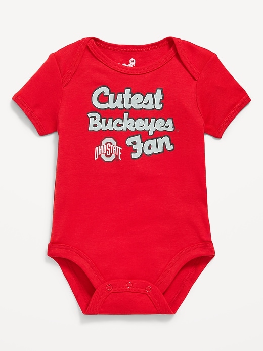 Image number 1 showing, College Graphic Bodysuit for Baby