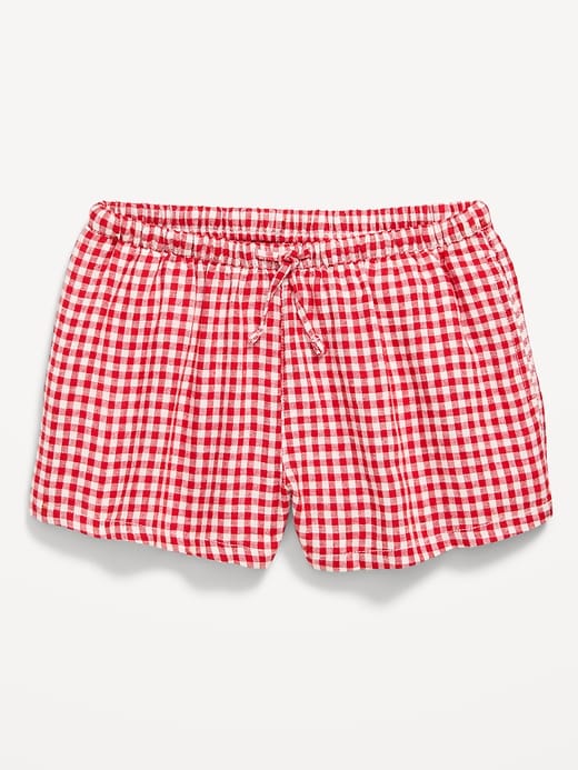 Image number 1 showing, Linen-Blend Shorts for Girls