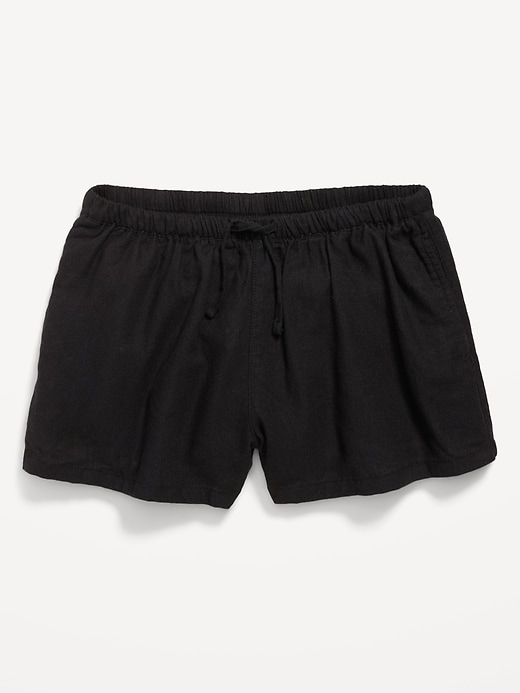 Image number 1 showing, Linen-Blend Shorts for Girls