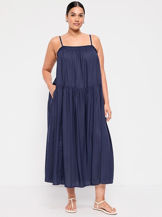 Image number 7 showing, Airy Smocked Maxi Dress
