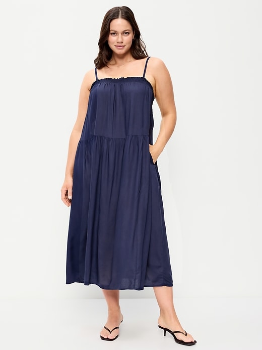Image number 6 showing, Airy Smocked Maxi Dress
