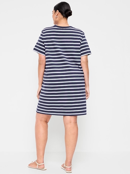 Image number 7 showing, Vintage Crew-Neck Mini T-Shirt Dress