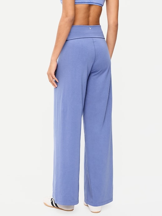 Image number 2 showing, High-Waisted PowerChill Wide-Leg Pants