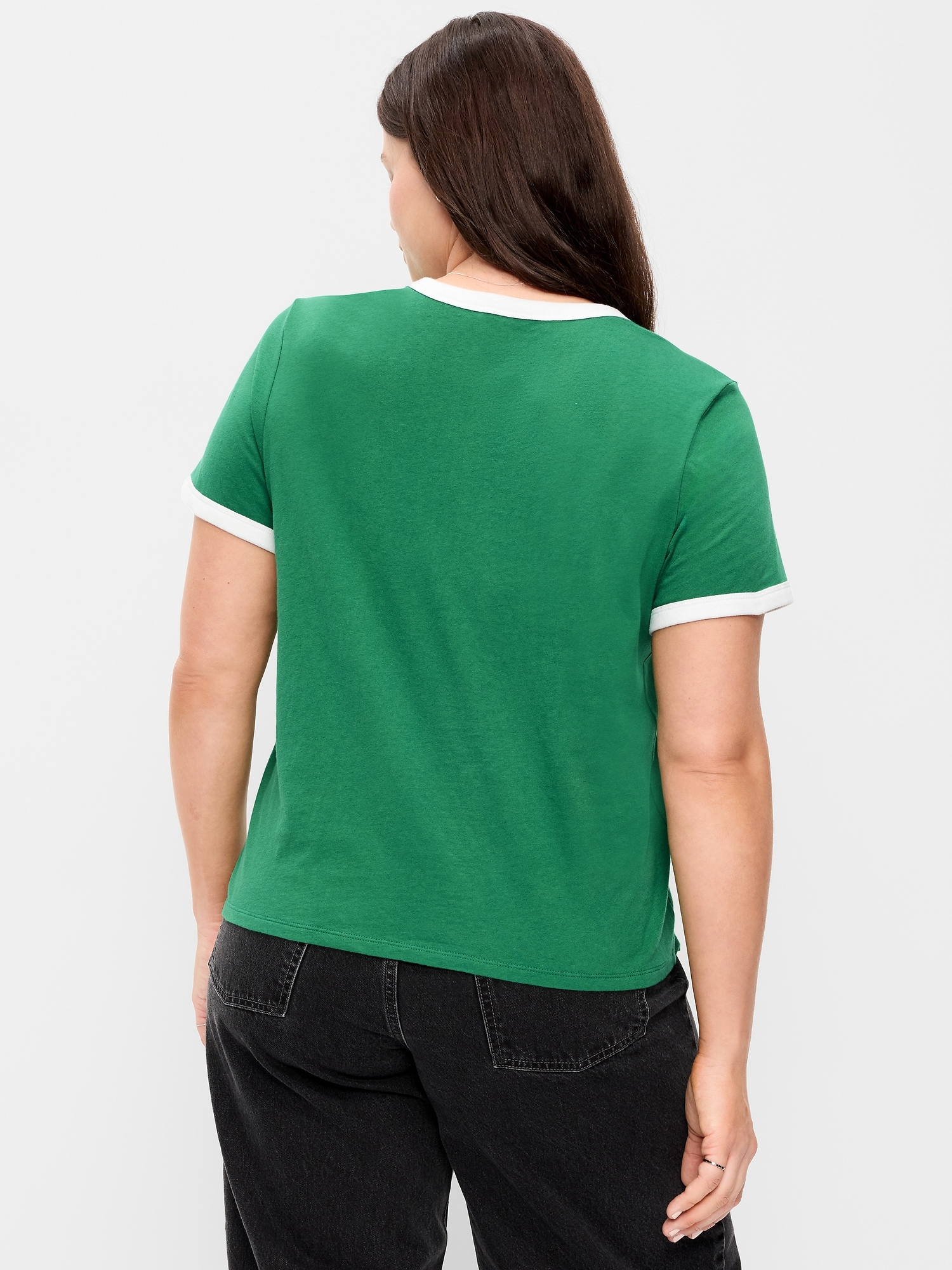 EveryWear Crew-Neck Graphic Ringer T-Shirt