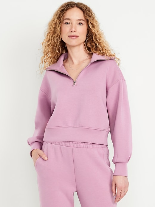 Image number 1 showing, Bounce Fleece Half-Zip Pullover Sweatshirt