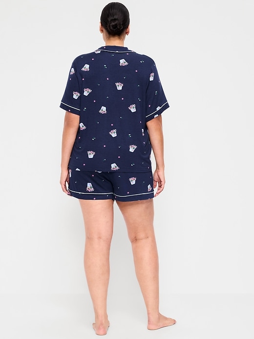 Image number 8 showing, Sunday Sleep Knit Jersey Short Set