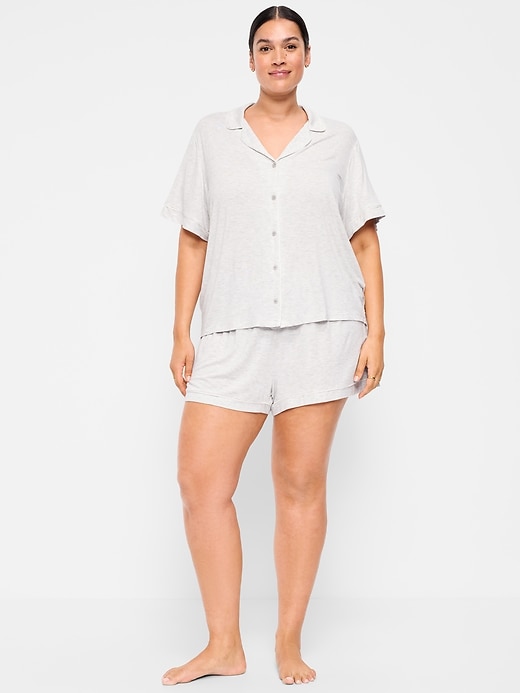 Image number 7 showing, Sunday Sleep Knit Jersey Short Set