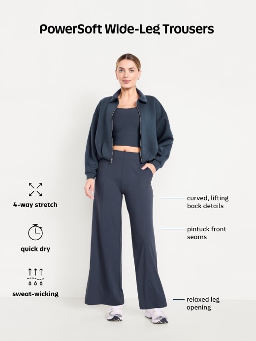 Image number 9 showing, High-Waisted PowerSoft Trouser Pants