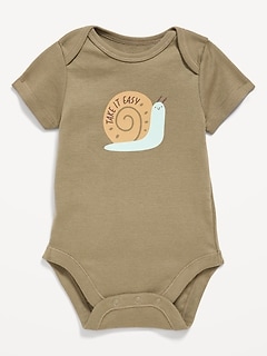 Short-Sleeve Graphic Bodysuit for Baby