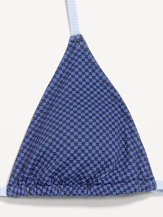 Image number 9 showing, Triangle String Bikini Swim Top