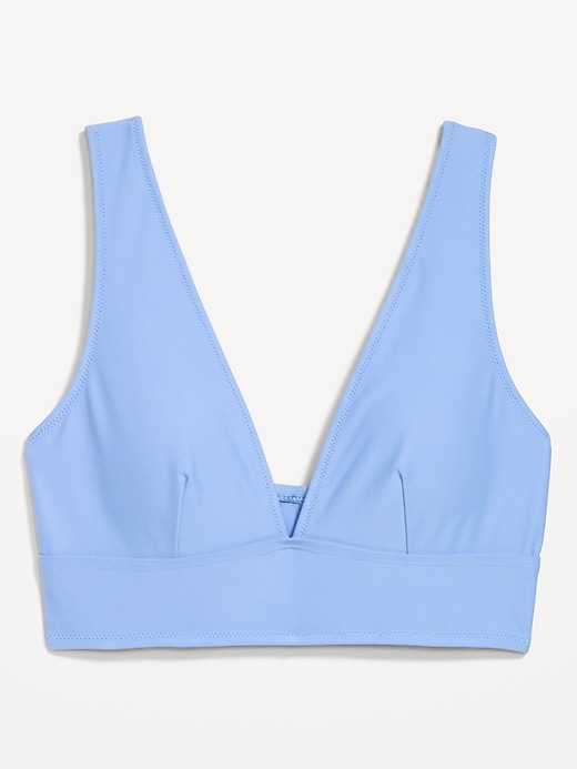 Image number 4 showing, Matte Longline Bikini Swim Top