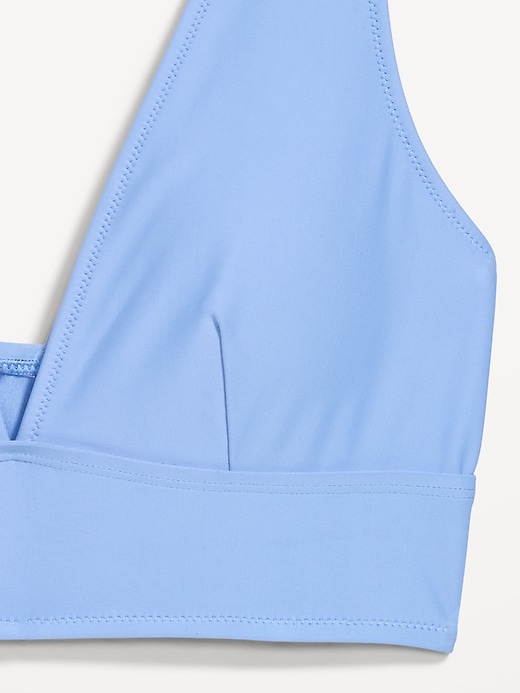 Image number 9 showing, Matte Longline Bikini Swim Top