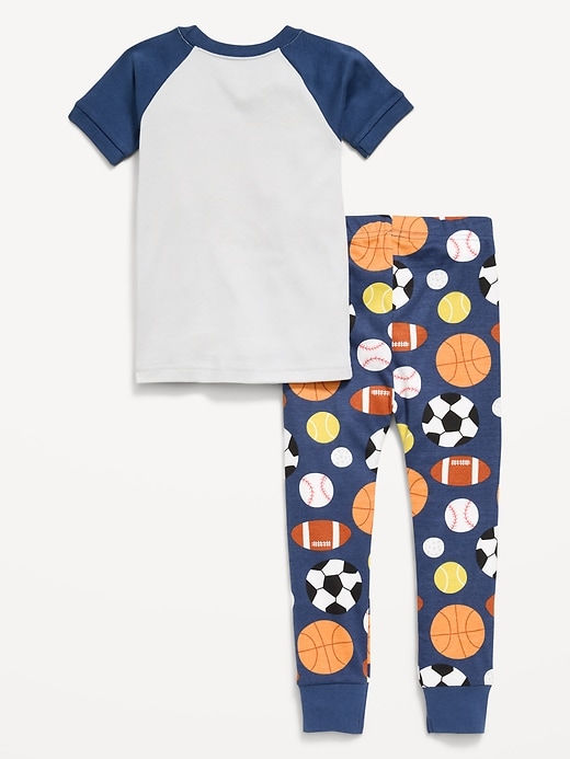 Image number 2 showing, Snug-Fit Graphic Pajama Set for Toddler & Baby