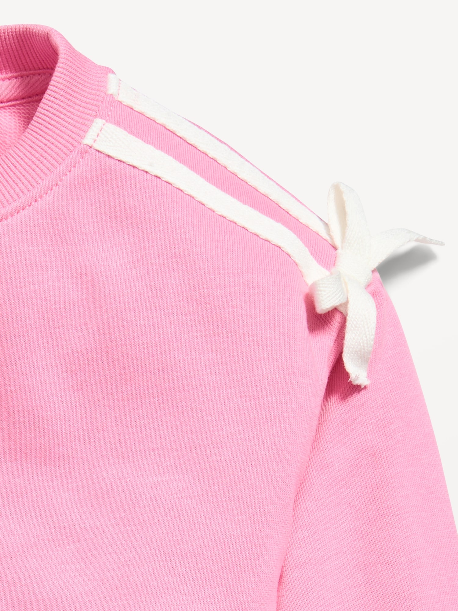 Printed Long-Sleeve Sweatshirt and Shorts Set for Toddler Girls