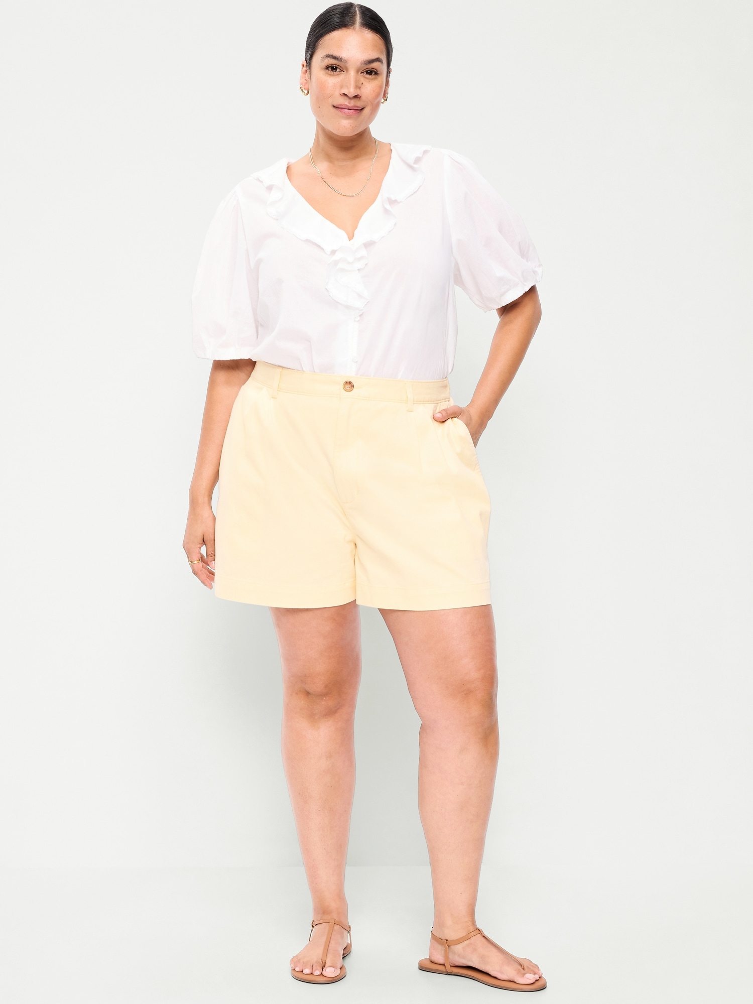 High-Waisted OGC Chino Shorts - 6-inch inseam