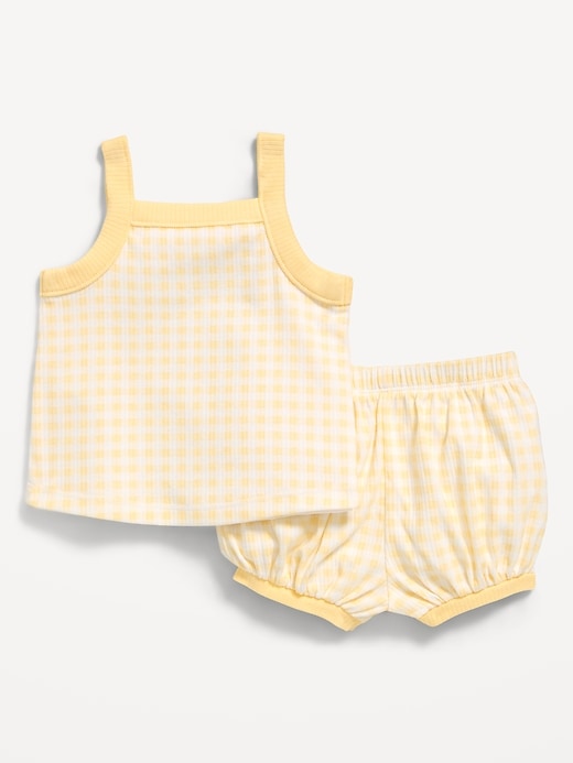 Image number 1 showing, Ribbed Cami Tank and Shorts Set for Baby
