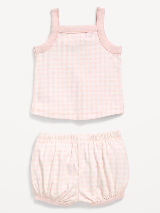 Image number 2 showing, Ribbed Cami Tank and Shorts Set for Baby