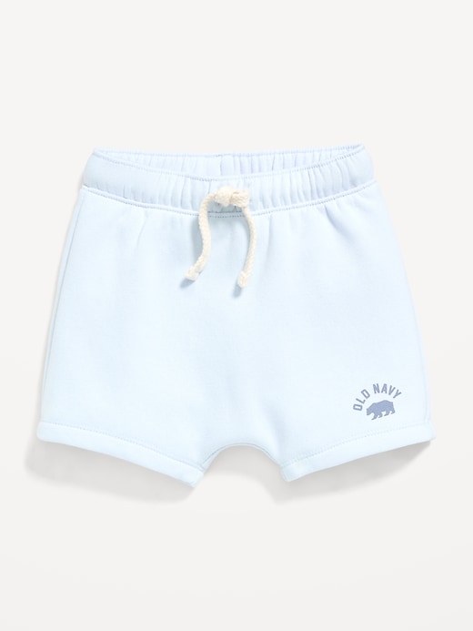 Image number 1 showing, Printed Logo-Graphic Fleece Shorts for Baby