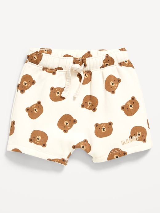 Image number 1 showing, Printed Logo-Graphic Fleece Shorts for Baby