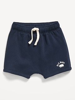 Printed Logo-Graphic Fleece Shorts for Baby