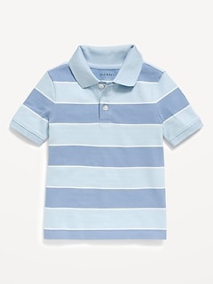 Short-Sleeve Pique Polo Shirt for Toddler Boys