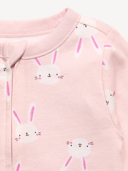 Image number 2 showing, 2-Way-Zip Sleep & Play Footed One-Piece for Baby