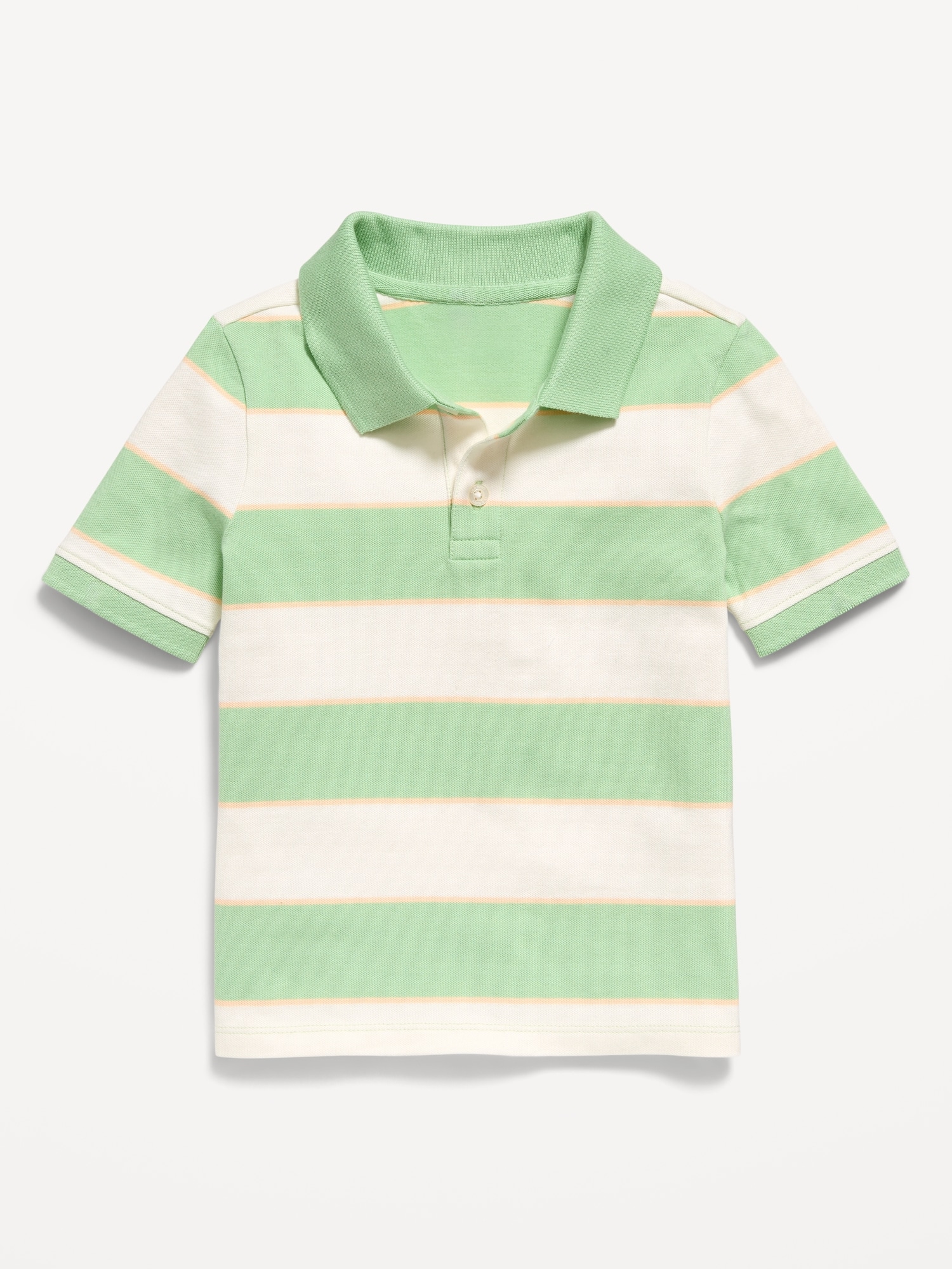 Short-Sleeve Pique Polo Shirt for Toddler Boys