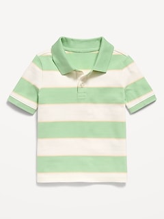 Short-Sleeve Pique Polo Shirt for Toddler Boys