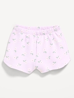 Logo-Graphic Dolphin-Hem Shorts for Baby