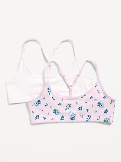 Racerback Cami Bra 2-Pack for Girls