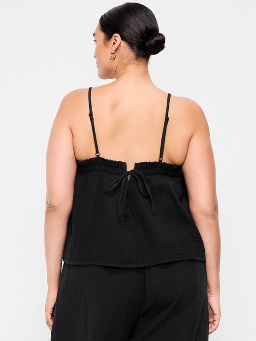 Image number 8 showing, Open-Back Smocked Tank Top