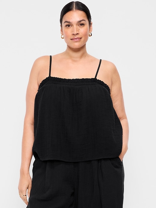 Image number 7 showing, Open-Back Smocked Tank Top