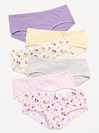 Image number 1 showing, Hipster Underwear 6-Pack for Girls