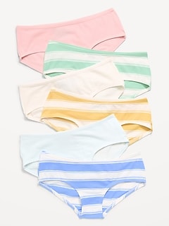 Hipster Underwear 6-Pack for Girls