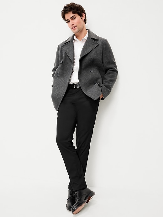 Image number 3 showing, Slim-Fit Twill Dress Pants