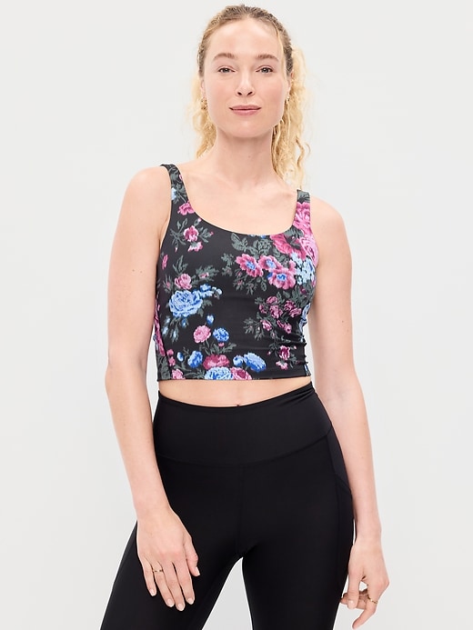 Image number 1 showing, Light Support PowerSoft Longline Sports Bra