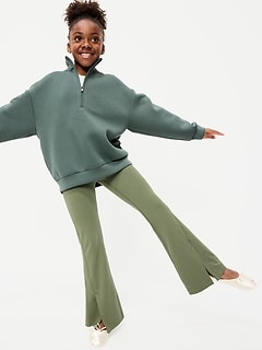 High-Waisted PowerChill Flare Leggings for Girls