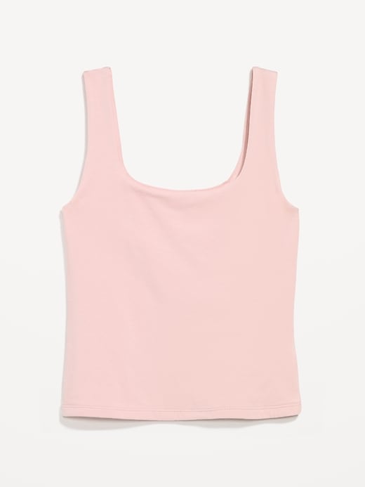 Image number 3 showing, Hug Double-Layer Scoop-Neck Tank Top