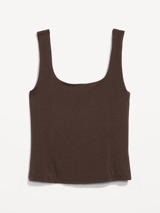Image number 4 showing, Hug Double-Layer Scoop-Neck Tank Top