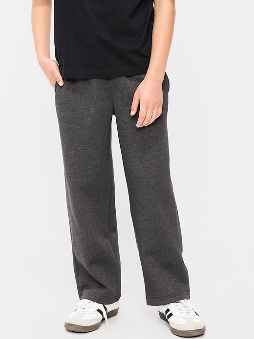 Image number 1 showing, Straight Fleece Sweatpants for Boys
