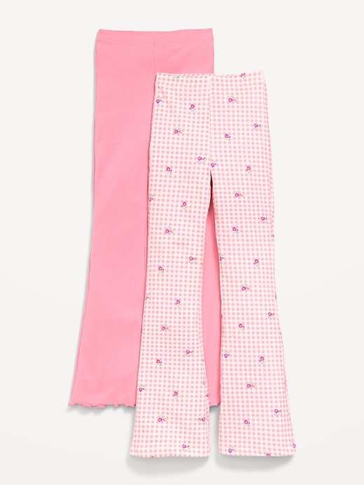 Image number 1 showing, High-Waisted Flare Leggings 2-Pack for Girls