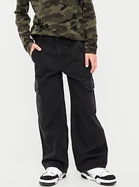Image number 1 showing, Super Baggy Cargo Jeans for Boys