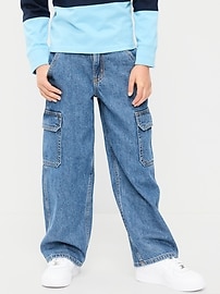 Image number 1 showing, Super Baggy Cargo Jeans for Boys