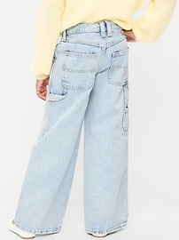 Image number 2 showing, Super Baggy Wide-Leg Carpenter Jeans for Girls