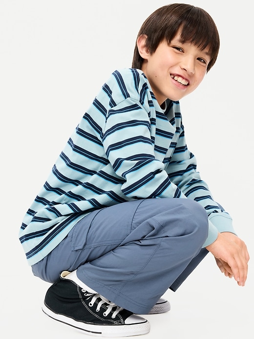 Image number 3 showing, Super Baggy Belted Pull-On Cargo Pants for Boys